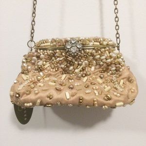 NWT Mary Frances Beaded Handbag